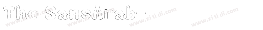The SansArab字体转换